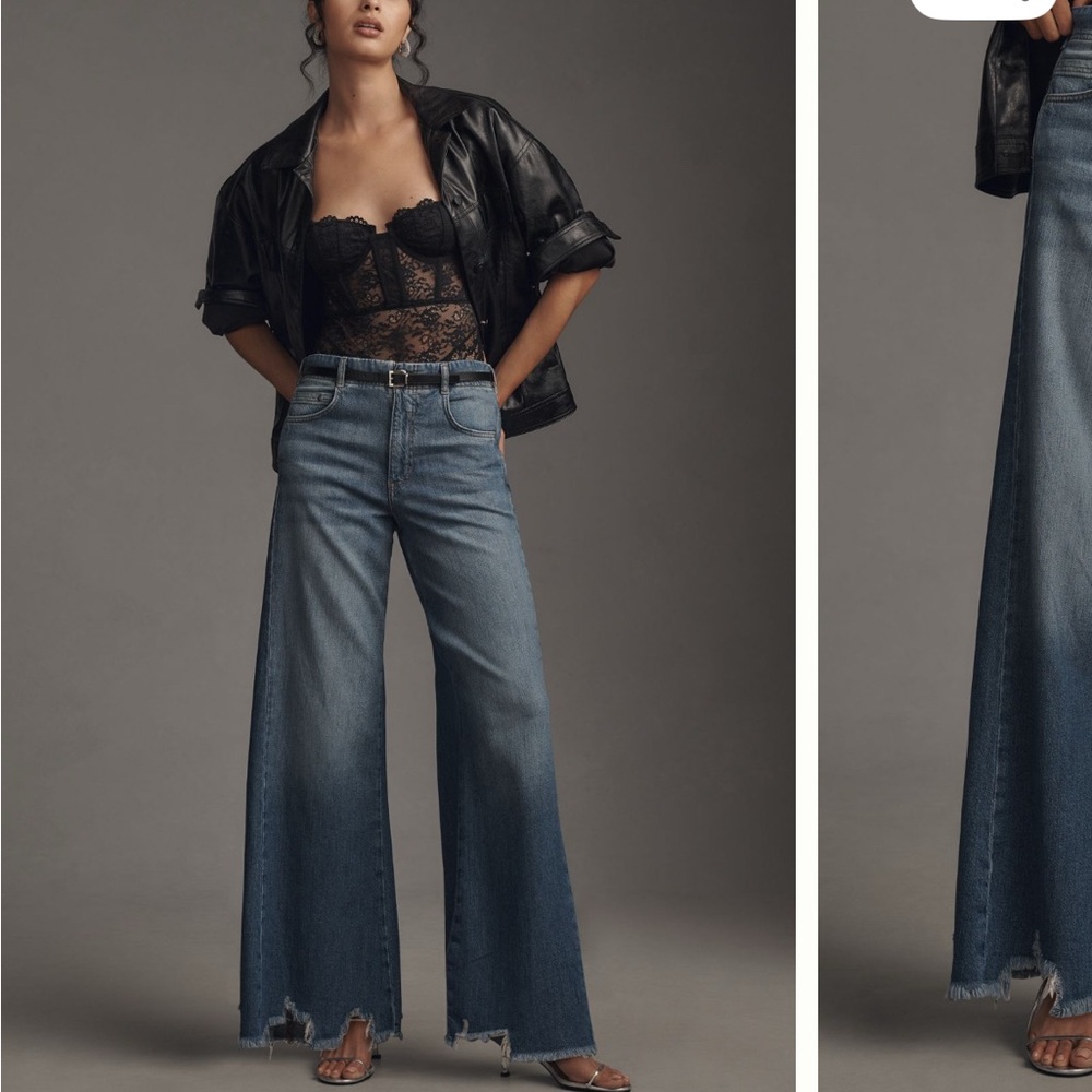 Pilcro Medium Blue Denim Plus Jeans